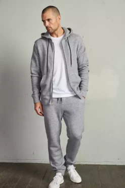 Velvet By Graham & Spencer Mens DAVE ZIP UP HOODIE