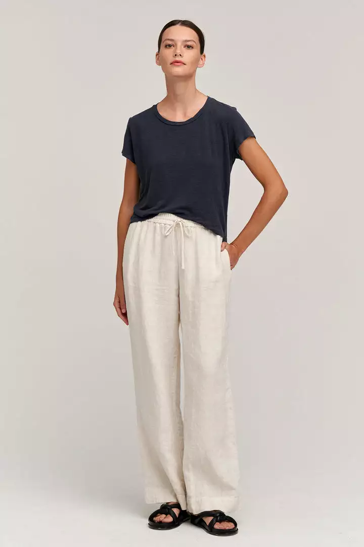 Velvet By Graham & Spencer GWYNETH HEAVY LINEN PANT 1 Velvet By Graham & Spencer GWYNETH HEAVY LINEN PANT