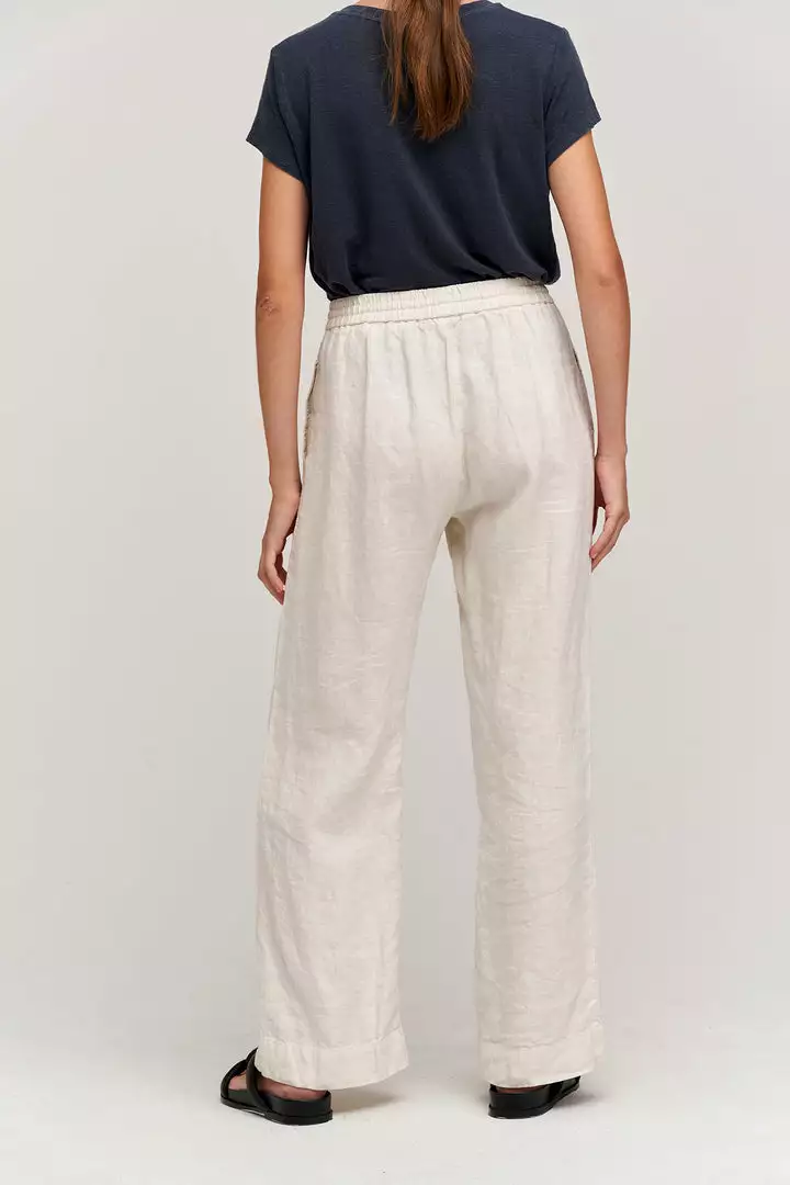 Velvet By Graham & Spencer GWYNETH HEAVY LINEN PANT 3 Velvet By Graham & Spencer GWYNETH HEAVY LINEN PANT