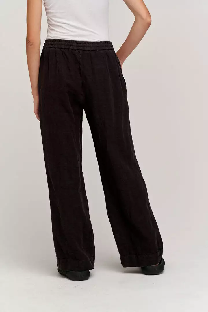Velvet By Graham & Spencer GWYNETH HEAVY LINEN PANT 7 Velvet By Graham & Spencer GWYNETH HEAVY LINEN PANT
