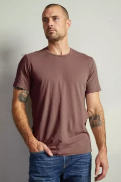 Velvet By Graham & Spencer HOWARD WHISPER CLASSIC CREW NECK TEE Mens