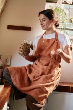 Jenny Graham Home LINEN APRON Womens