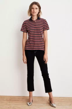 Velvet By Graham & Spencer Womens KAIA MID RISE CONTRAST STITCHING CROP JEAN 10 Velvet By Graham & Spencer Womens KAIA MID RISE CONTRAST STITCHING CROP JEAN