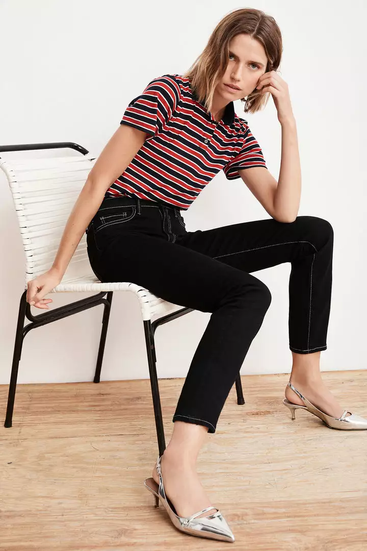 Velvet By Graham & Spencer Womens KAIA MID RISE CONTRAST STITCHING CROP JEAN 6 Velvet By Graham & Spencer Womens KAIA MID RISE CONTRAST STITCHING CROP JEAN