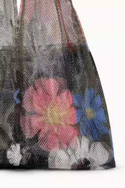 LARGE FLORAL PRINT MESH TOTE BY EPICE Womens