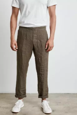 Velvet By Graham & Spencer Mens ISMAEL LINEN PANT 6 Velvet By Graham & Spencer Mens ISMAEL LINEN PANT