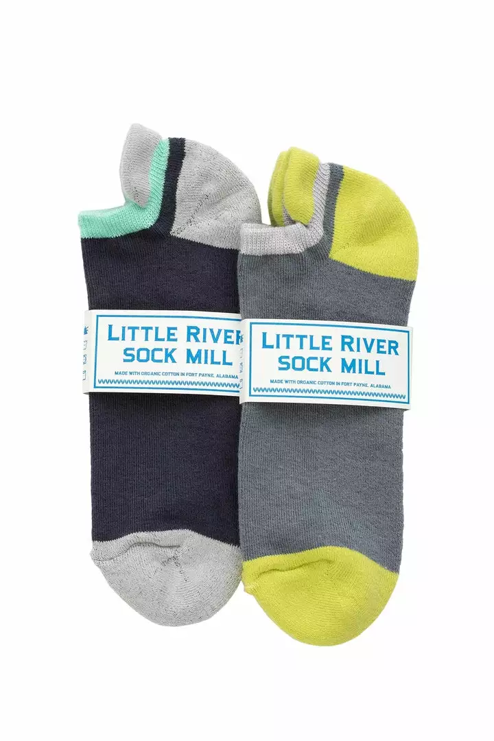 CUSHIONED NO SHOW SOCK BY LITTLE RIVER SOCK MILL 7 CUSHIONED NO SHOW SOCK BY LITTLE RIVER SOCK MILL
