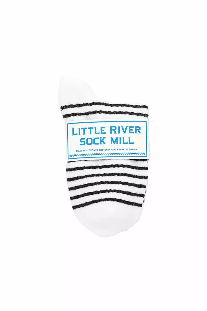 Velvet By Graham & Spencer STRIPED BOOTIE SOCK BY LITTLE RIVER SOCK MILL Accessories 2 Velvet By Graham & Spencer STRIPED BOOTIE SOCK BY LITTLE RIVER SOCK MILL Accessories