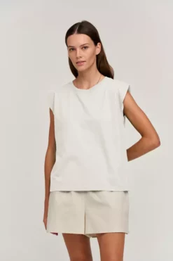 Velvet By Graham & Spencer CARI MUSCLE TANK Womens