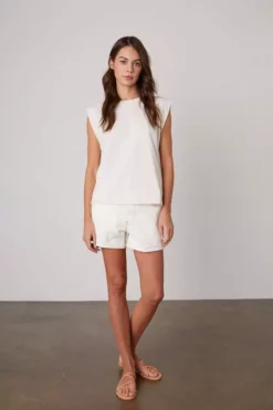 Velvet By Graham & Spencer Womens TRISTA MUSCLE TEE