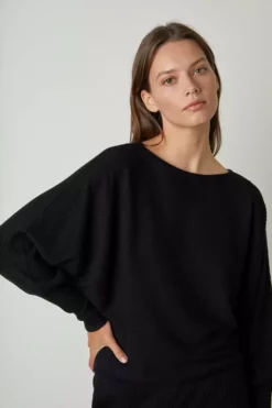 Velvet By Graham & Spencer Womens PEPPER DOLMAN SLEEVE TOP