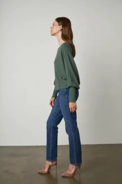 Velvet By Graham & Spencer Womens PEPPER DOLMAN SLEEVE TOP