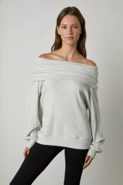 Velvet By Graham & Spencer RUTH COWL NECK TOP