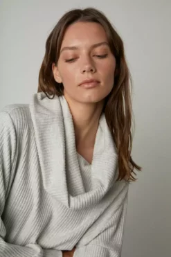 Velvet By Graham & Spencer RUTH COWL NECK TOP