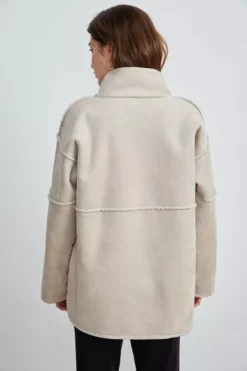 Velvet By Graham & Spencer ALBANY REVERSIBLE LUX SHERPA COAT