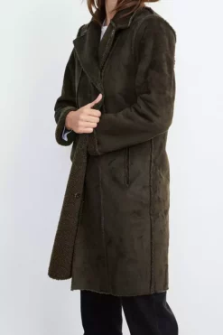Velvet By Graham & Spencer MERYL REVERSIBLE LUX SHERPA COAT