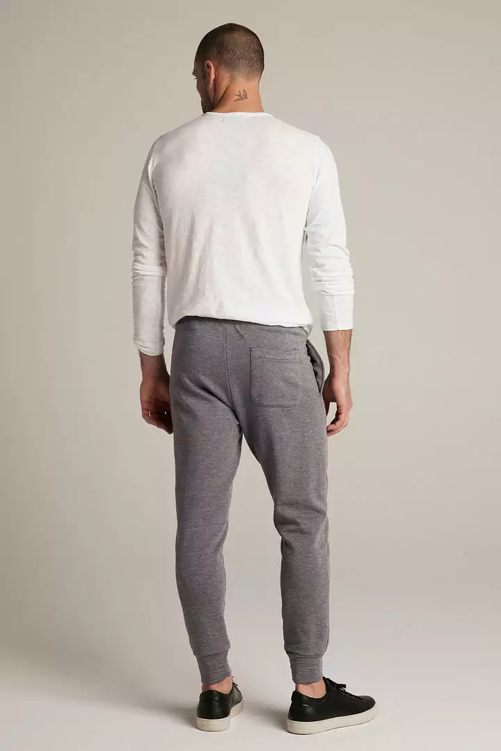 Velvet By Graham & Spencer CROSBY CHARCOAL LUXE FLEECE JOGGER Mens 5 Velvet By Graham & Spencer CROSBY CHARCOAL LUXE FLEECE JOGGER Mens