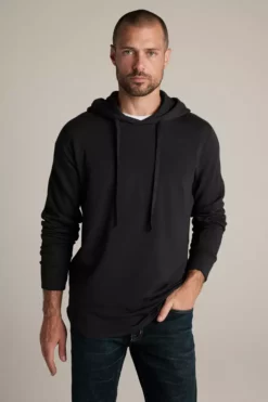 Velvet By Graham & Spencer Mens EVERT LUXE FLEECE PULLOVER HOODIE