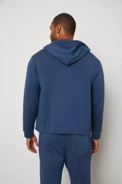 Velvet By Graham & Spencer Mens RODAN LUXE FLEECE ZIP HOODIE