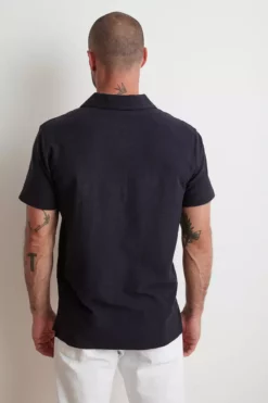 Velvet By Graham & Spencer TODD MICRO TERRY POLO Mens