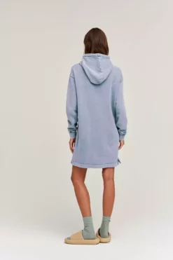 Velvet By Graham & Spencer DORTHY SWEATSHIRT HOODIE DRESS Womens