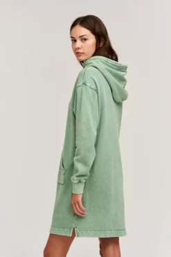 Velvet By Graham & Spencer DORTHY SWEATSHIRT HOODIE DRESS Womens