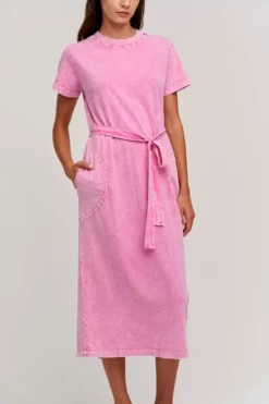 Velvet By Graham & Spencer Womens GABBY MINERAL JERSEY DRESS