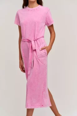 Velvet By Graham & Spencer Womens GABBY MINERAL JERSEY DRESS