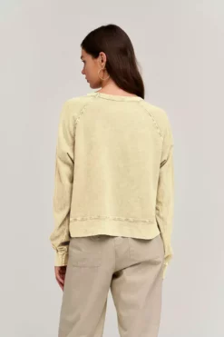 Velvet By Graham & Spencer SHAYLEN MINERAL JERSEY TEE Womens