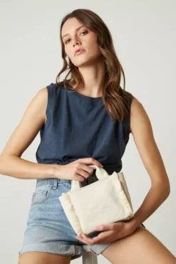 Velvet By Graham & Spencer MINI LAUNCH CANVAS TOTE