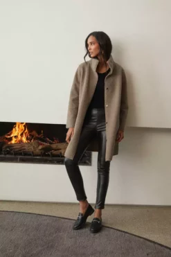 Velvet By Graham & Spencer MIRABEL FAUX LUX SHERPA REVERSIBLE COAT