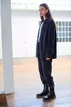 Velvet By Graham & Spencer OAKLEY SHERPA FLEECE SHACKET