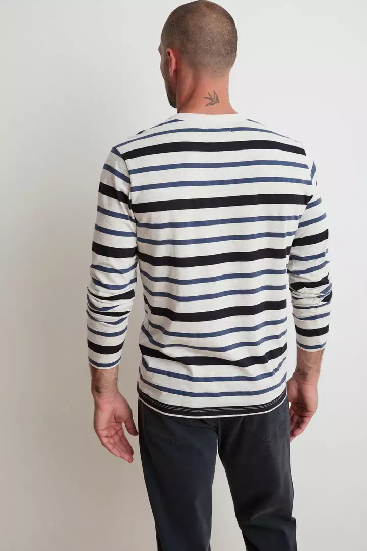 Velvet By Graham & Spencer OSCAR OMBRE JERSEY HENLEY 3 Velvet By Graham & Spencer OSCAR OMBRE JERSEY HENLEY