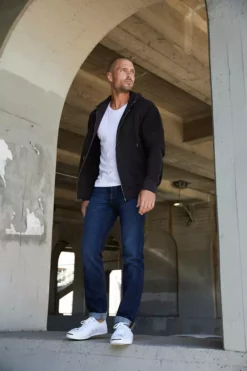 Velvet By Graham & Spencer DARIUS ZIP-UP HOODIE Mens