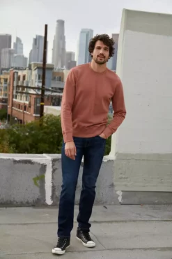 Velvet By Graham & Spencer ROMAN CREW NECK SWEATSHIRT Mens