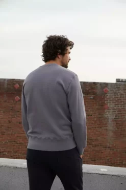 Velvet By Graham & Spencer ROMAN CREW NECK SWEATSHIRT Mens