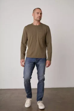 Velvet By Graham & Spencer OLIVER POCKET TEE Mens