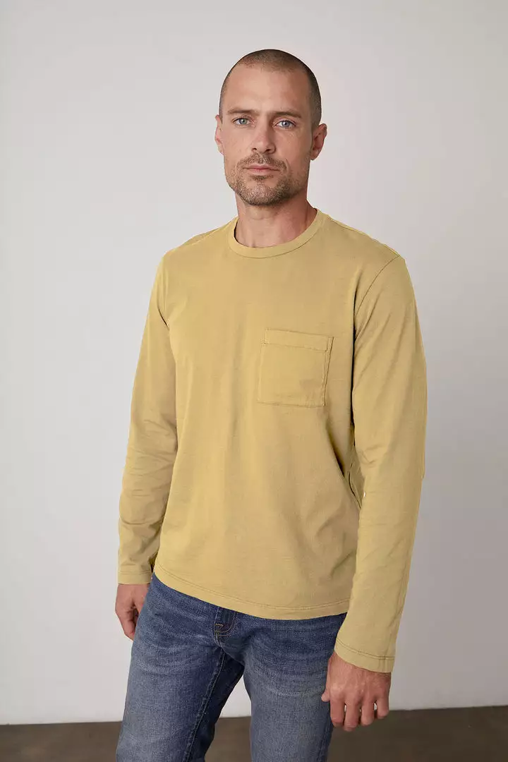 Velvet By Graham & Spencer OLIVER POCKET TEE Mens 6 Velvet By Graham & Spencer OLIVER POCKET TEE Mens