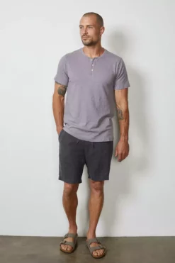 Velvet By Graham & Spencer MAXWELL LINEN SHORT Mens