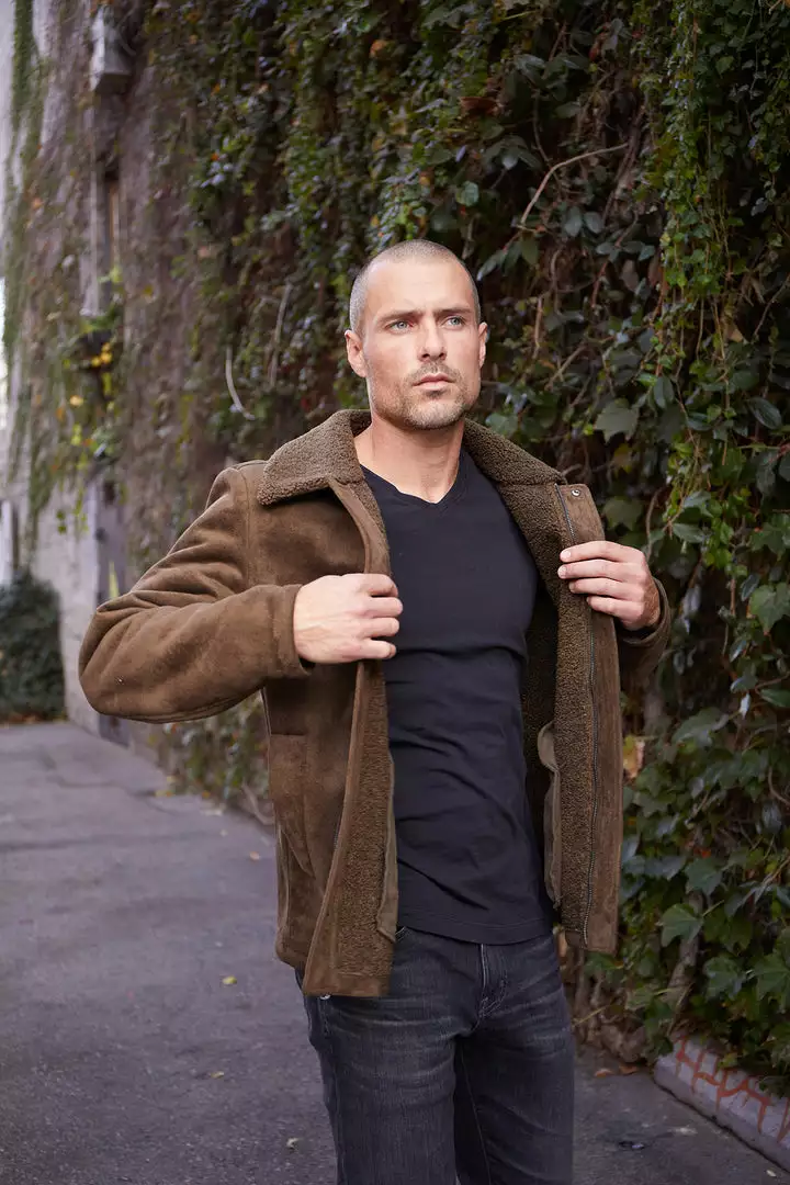 Velvet By Graham & Spencer Mens BOAZ FAUX SUEDE JACKET 6 Velvet By Graham & Spencer Mens BOAZ FAUX SUEDE JACKET