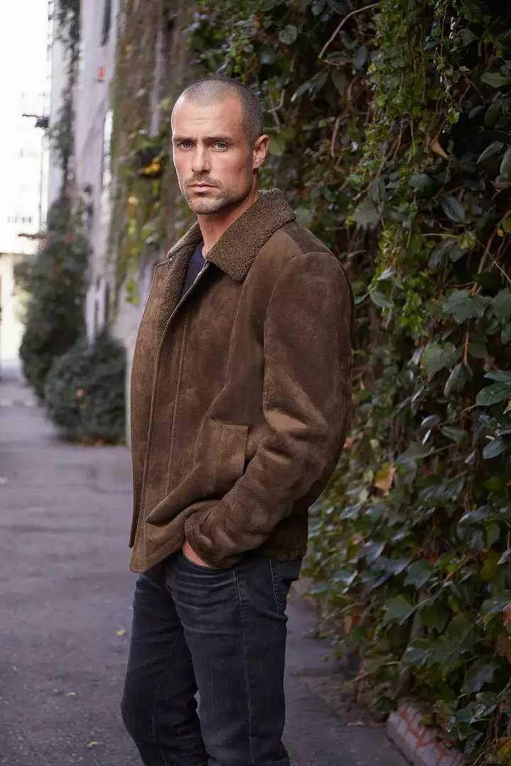 Velvet By Graham & Spencer Mens BOAZ FAUX SUEDE JACKET 3 Velvet By Graham & Spencer Mens BOAZ FAUX SUEDE JACKET