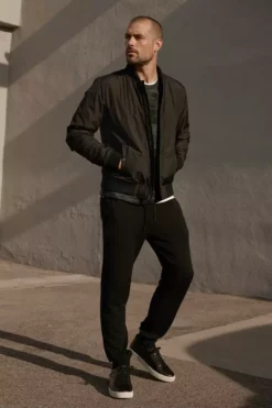 Velvet By Graham & Spencer Mens DOUGAL BOMBER JACKET