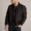 Velvet By Graham & Spencer Mens DOUGAL BOMBER JACKET
