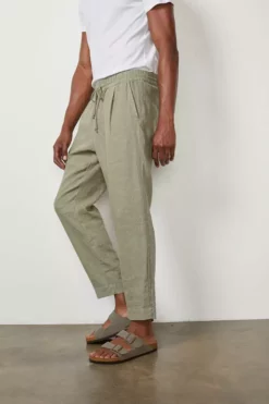 Velvet By Graham & Spencer Mens BOYD LINEN PANT 12 Velvet By Graham & Spencer Mens BOYD LINEN PANT
