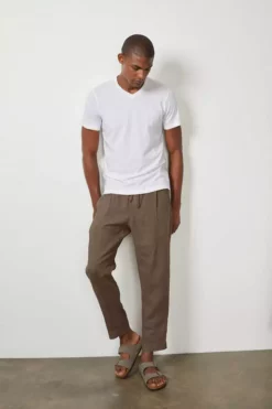 Velvet By Graham & Spencer Mens BOYD LINEN PANT