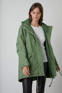 Velvet By Graham & Spencer Womens NICKI PARKA JACKET