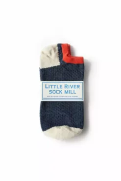 Accessories PIN-TUCK FOOTIE SOCK BY LITTLE RIVER SOCK MILL