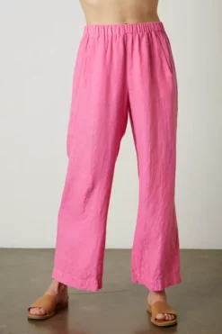 Velvet By Graham & Spencer Womens LOLA LINEN PANT