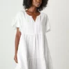 Velvet By Graham & Spencer NOOR LINEN TIERED DRESS Womens