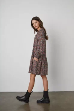 Velvet By Graham & Spencer ESTHER PRINTED DRESS